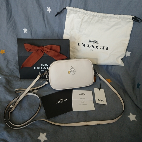[New] Coach x 1941 Disney Mickey Crossbody Clutch - Picture 1 of 15